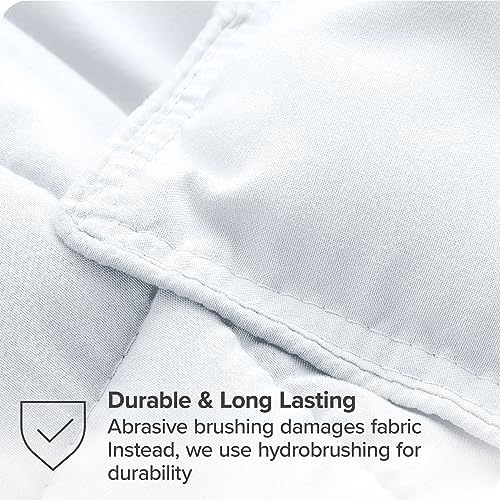 Upluxius WhiteWhite 7-Piece Full XL Bed-In-A-Bag