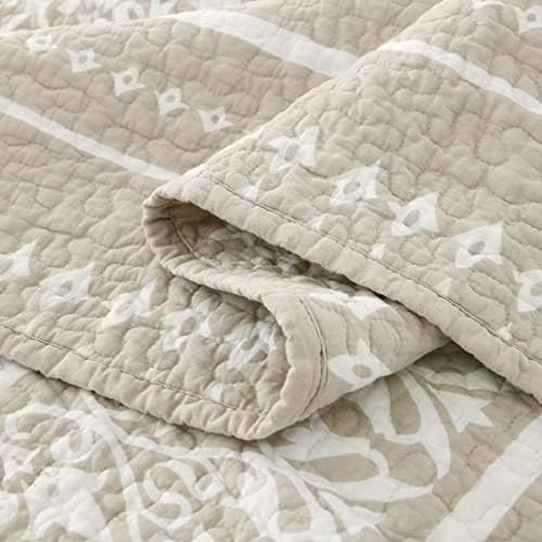 Qiqiong Queen Size Cotton Boho Quilt Bedding Set