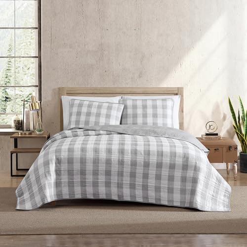 Eddie Bauer Queen Quilt Set - Cotton Reversible with Matching Shams