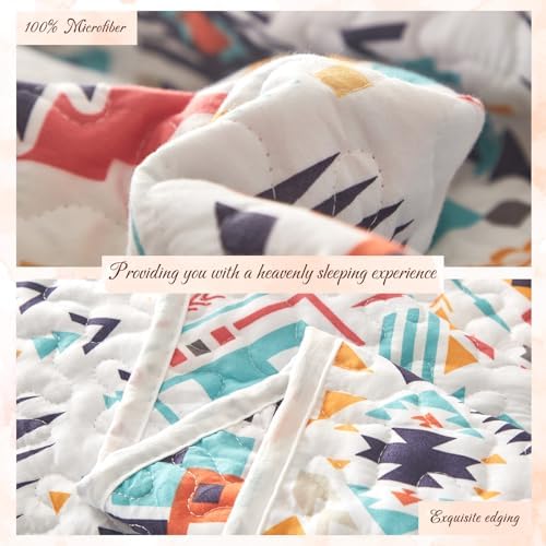 Tititada 3 Piece Boho Quilt Set Queen Size