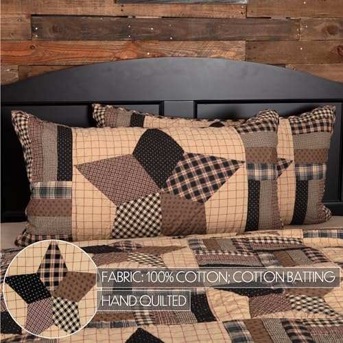 VHC Brands Bingham Star 5 Piece Quilt Set