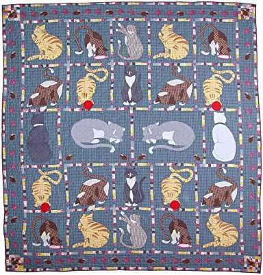 Patch Magic Kitty and Meow Twin Quilt Set 1