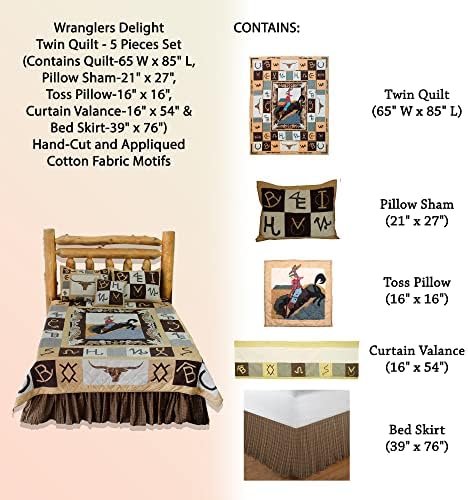 Patch Magic Quilts Wranglers Delight Twin Set