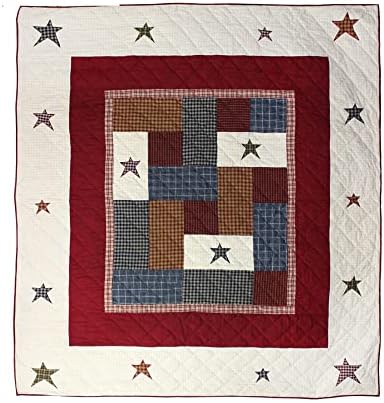 Patch Magic Fields and Stars Twin Quilt Set