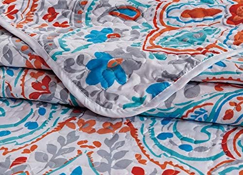 Masterplay Cal King Quilt Set 3-Piece Floral Design