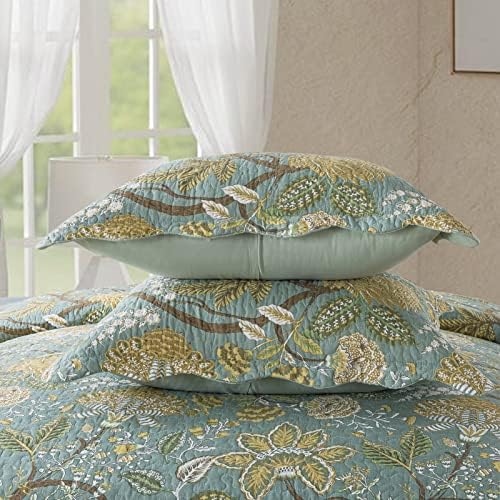 NEWLAKE Reversible Patchwork Quilt Set Queen Size