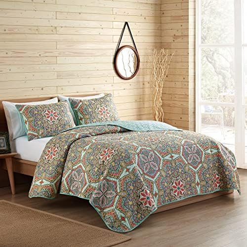 VCNY Home King Quilt Set 5-Piece Reversible