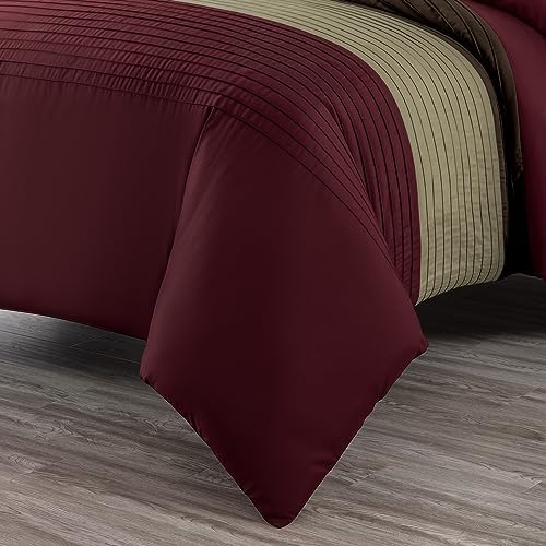 Chezmoi Collection 7-Piece California King Bed-in-a-Bag Set