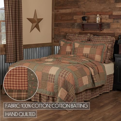 VHC Brands Crosswoods 3 Piece Quilt Set