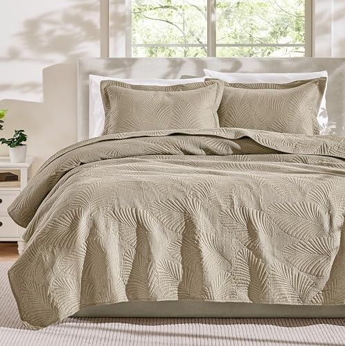 B2EVER Queen Quilt Set with 2 Pillow Shams