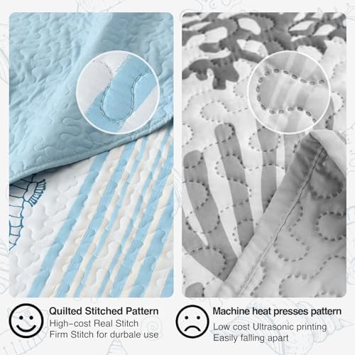 HORIMOTE HOME Coastal Quilt Set King Size