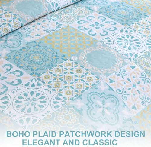 Dobuyly Patchwork Quilt Set Queen Size 1