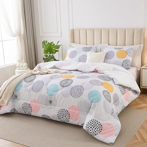 Crossvast 3 Piece Comforter Set with Pillow Cases