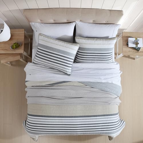 Nautica Queen Quilt Set in Dover Beige