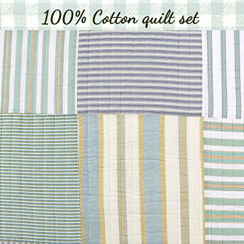 Cozy Line 100 Cotton Reversible Quilt Bedding Set