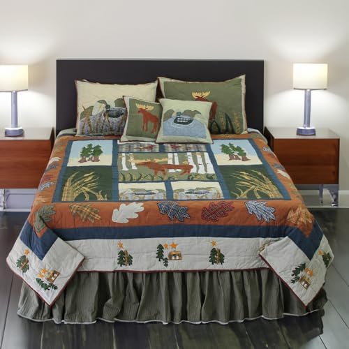 Patch Magic Quilts Quilted Moose Twin Set