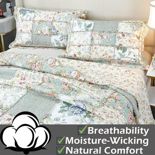Brandream Queen Size Patchwork Quilt Set