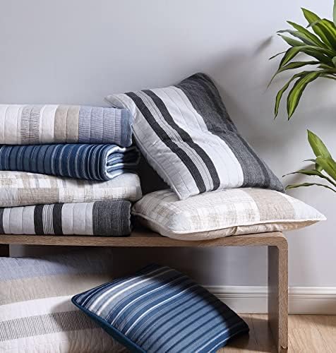 Nautica King Quilt Set with Shams Saltmarsh Blue