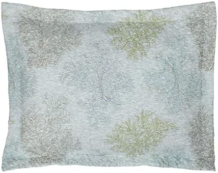 Laura Ashley King Quilt Set with Shams Saltwater Blue