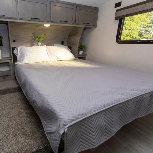 Lippert Easy Zzzs RV Bedding Set - Queen Grey 1