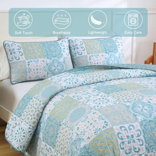 Dobuyly Patchwork Quilt Set Queen Size 1