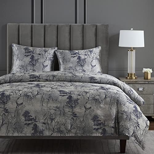 HiEnd Accents Pastoral Jacquard 3 Piece Comforter Set