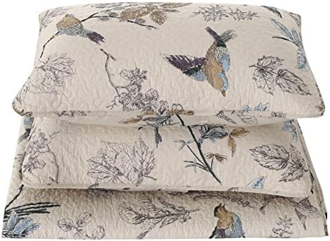 Comforbed Cotton Bird Quilt Set 3-Piece 1