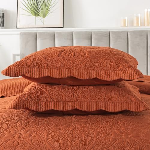 HoneiLife Oversized King Quilt Set - 128x120 Cal King 4-Piece