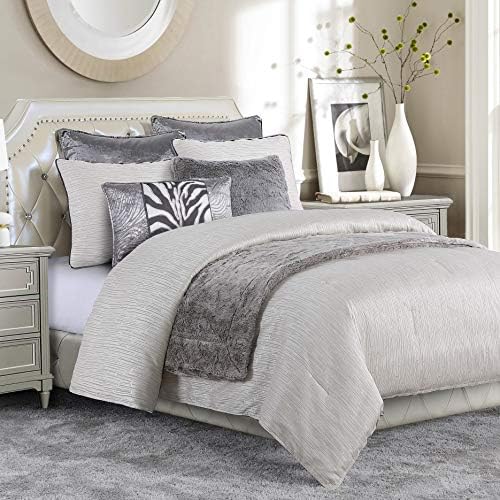 HiEnd Accents Celeste 4 Piece Super King Comforter Set 1
