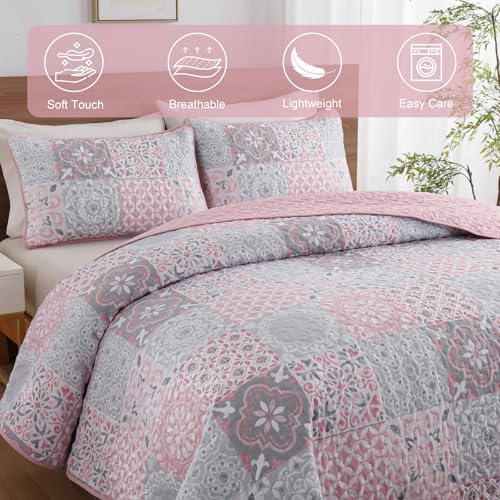 Dobuyly Patchwork Quilt Set Queen Size