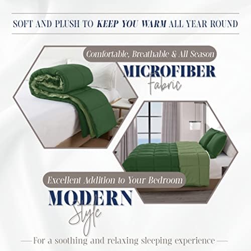 Elegant Comfort 3-Piece Reversible Comforter Set 1
