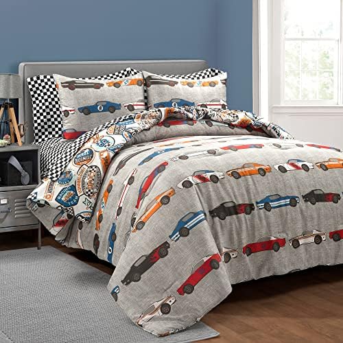 Lush Decor Muscle Car 7-Piece Comforter Set