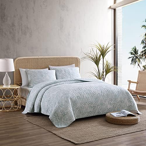 Tommy Bahama Twin Quilt Set with Matching Shams