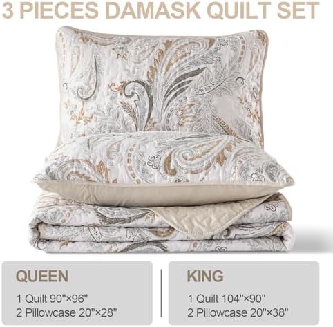 Wongs Bedding Boho Quilt Set Queen Size