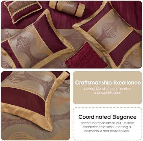 Stratford Park Gold 7-Piece Microfiber Comforter Set 1