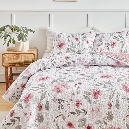 Flysheep Botanical Quilt Set Twin Size 2 Pieces