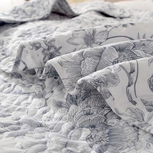 BUPIRD Queen Quilt Set Floral 3 Pieces 1