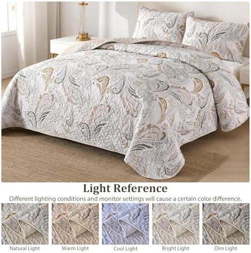 Wongs Bedding Boho Quilt Set Queen Size