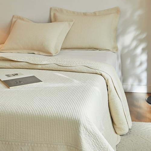 MarCielo 3-Piece Cotton Bedspread Quilt Set