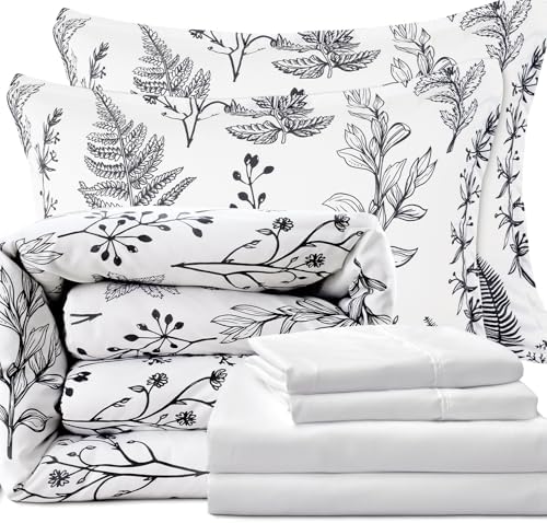PHF 7-Piece California King Bed in a Bag Comforter Set