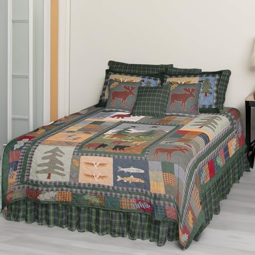 Patch Magic Quilts Up North Woods King Set 1