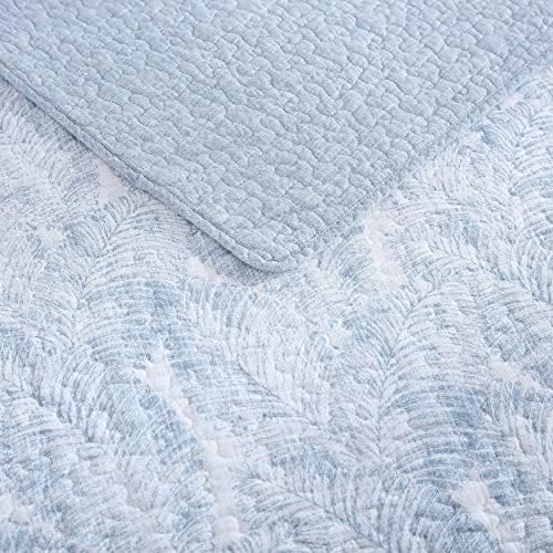 Tommy Bahama Queen Quilt Set with Reversible Design