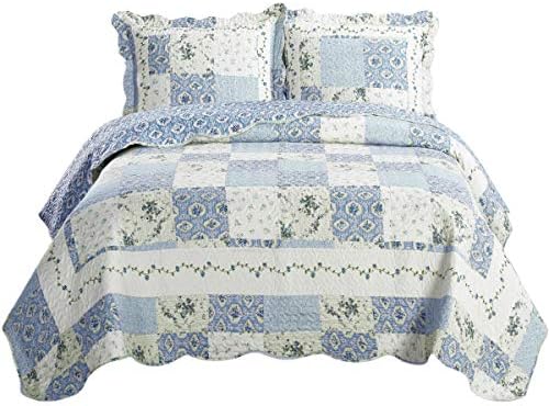 7-Pc California King Bedspread Set - Wrinkle-Free Microfiber