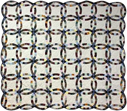 Patch Magic Cream Stone Wall Luxury King Quilt Set 1