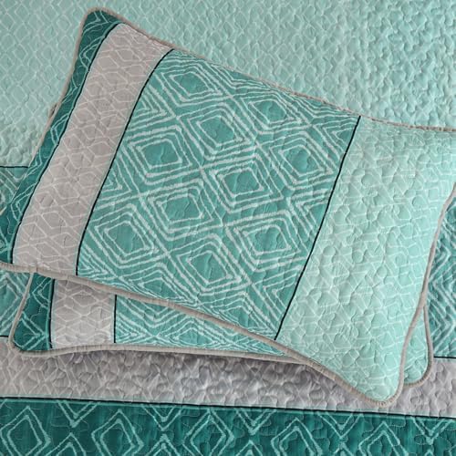 Cottolester Boho Quilt Set California King 3 Pieces 1