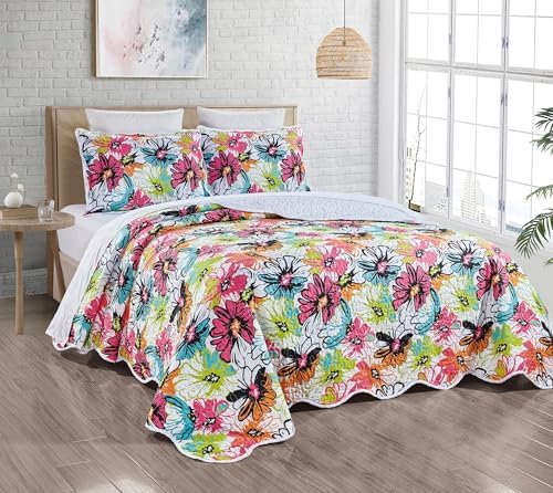 Grand Linen 3-Piece Cal King Quilt Set with Shams 1