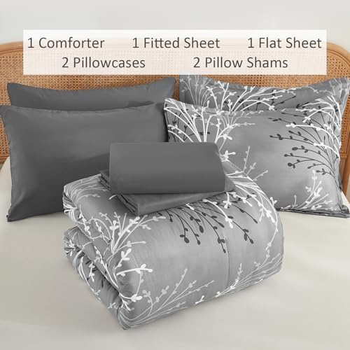 DJY Gray Comforter Set California King