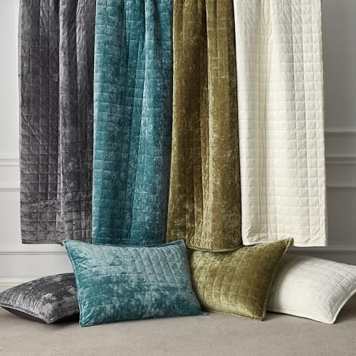 Eazlyin Velvet Quilt Set King Size 104x90 Green 1