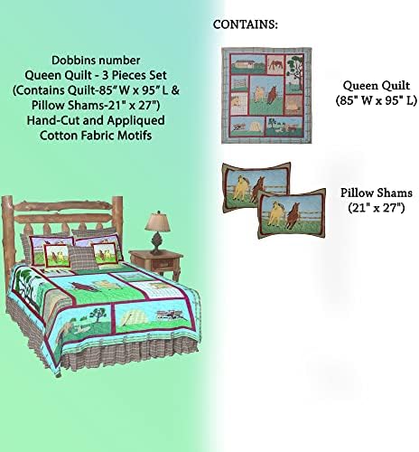 Patch Magic Dobbins Number Queen Quilt Set