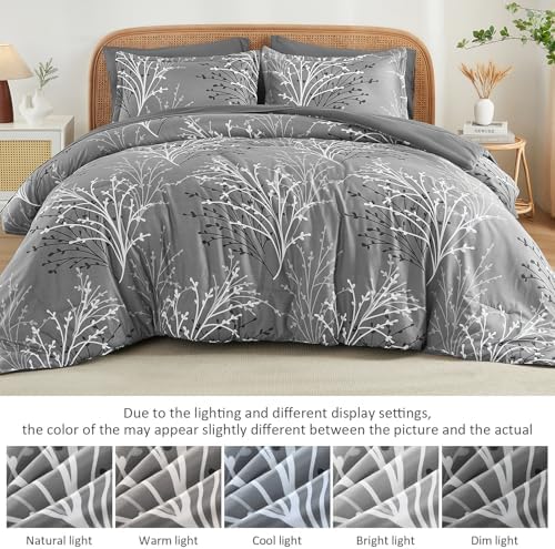 DJY Gray Comforter Set California King